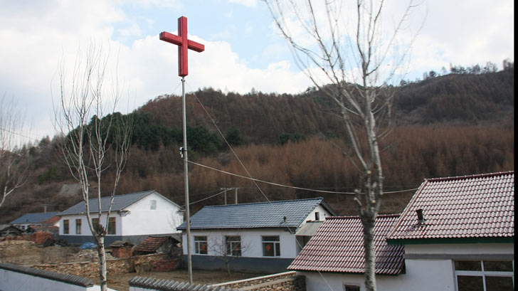 Cross on the roof