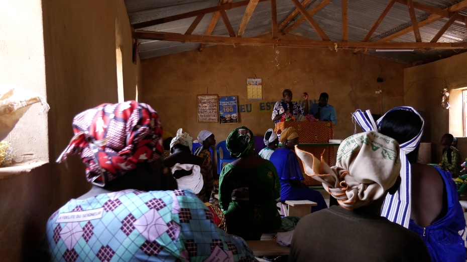A church service in Burkina Faso