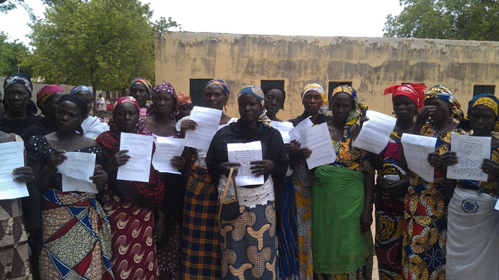 Your letters brought great encouragement to the Chibok parents.