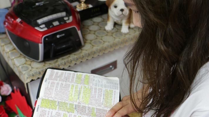 Nari's favourite Bible verse is from Psalm 119.