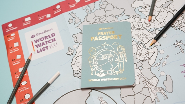 Prayer Passport and Activity Map