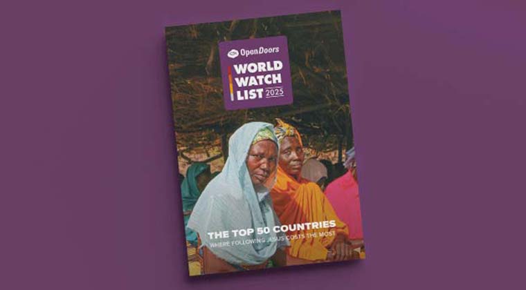 World Watch List top 50: order your free booklet with inspiring testimonies and prayer requests