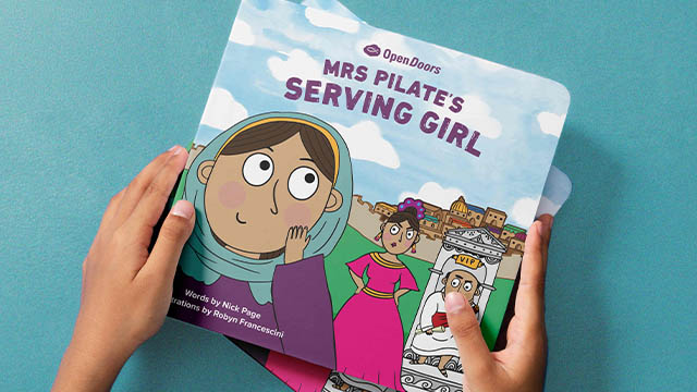 Mrs Pilate's Serving Girl