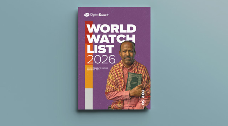 World Watch List top 50: order your free booklet with inspiring testimonies and prayer requests