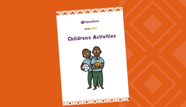 Children’s activity sheet