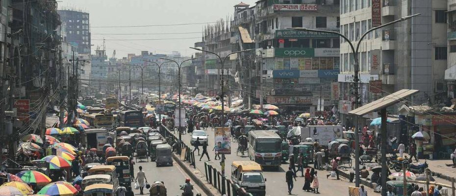 A street in Bangladesh