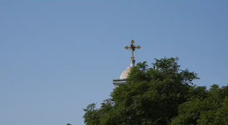 An Ethiopian Orthodox church