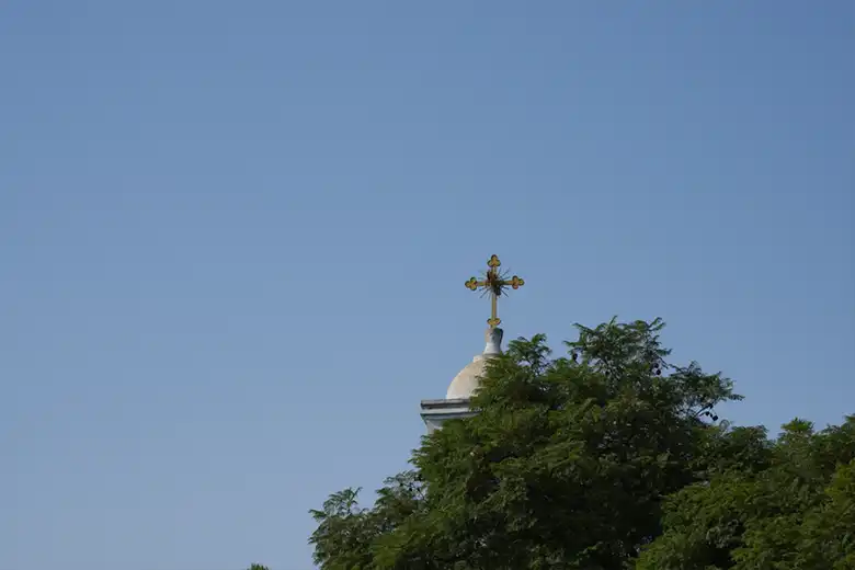 An Ethiopian Orthodox church